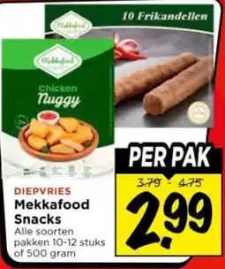 Vomar Voordeelmarkt Alle Mekkafood Snacks aanbieding