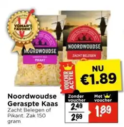 Vomar Voordeelmarkt Noordwoudse Geraspte Kaas aanbieding