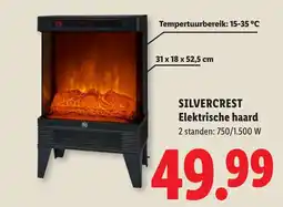 Lidl Silvercrest Elektrische haard aanbieding