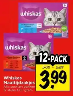 Vomar Voordeelmarkt Whiskas Maaltijdzakjes aanbieding