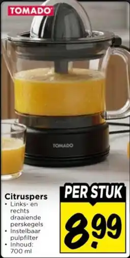 Vomar Voordeelmarkt Tomado Citruspers aanbieding