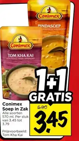 Vomar Voordeelmarkt Conimex Soep in Zak aanbieding