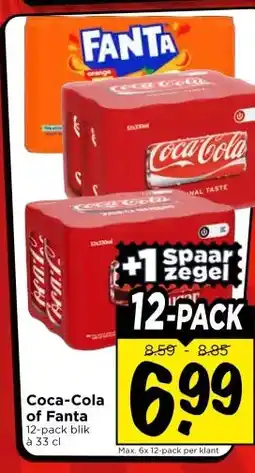 Vomar Voordeelmarkt Coca-Cola of Fanta aanbieding