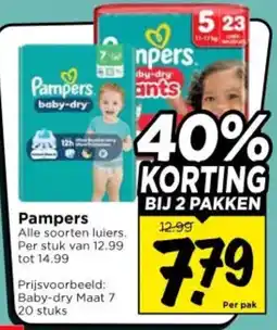 Vomar Voordeelmarkt Pampers aanbieding