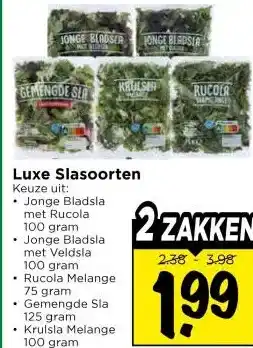 Vomar Voordeelmarkt Luxe Slasoorten aanbieding