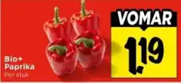 Vomar Voordeelmarkt Bio+ Paprika aanbieding