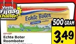 Vomar Voordeelmarkt Echte Boter Roomboter aanbieding
