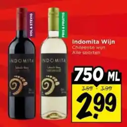 Vomar Voordeelmarkt Alle Indomita Wijn aanbieding