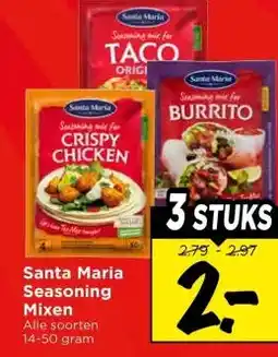Vomar Voordeelmarkt Santa Maria Seasoning Mixen aanbieding