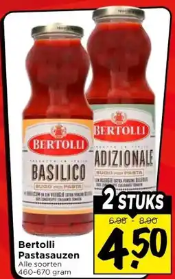 Vomar Voordeelmarkt Bertolli Pastasauzen aanbieding