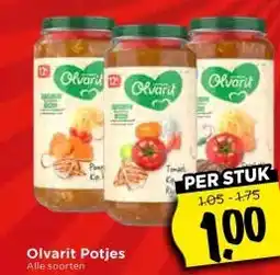 Vomar Voordeelmarkt Olvarit Potjes aanbieding