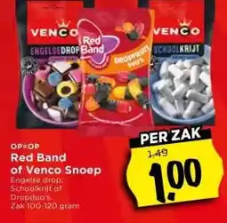 Vomar Voordeelmarkt Red Band of Venco Snoep aanbieding