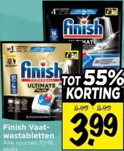 Vomar Voordeelmarkt Finish Vaat- wastabletten aanbieding