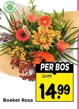 Vomar Voordeelmarkt Boeket Rosa aanbieding