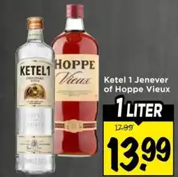 Vomar Voordeelmarkt Ketel 1 Jenever of Hoppe Vieux aanbieding