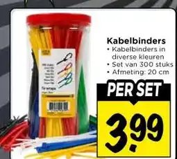 Vomar Voordeelmarkt Kabelbinders aanbieding