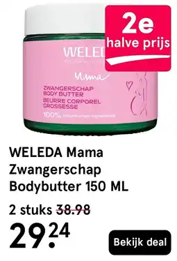Etos weleda mama zwangerschap bodybutter aanbieding