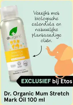 Etos Dr. Organic Mum Stretch Mark Oil aanbieding