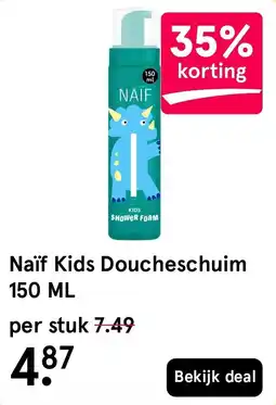 Etos Naïf Kids Doucheschuim aanbieding
