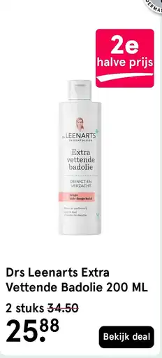 Etos Drs Leenarts Extra Vettende Badolie aanbieding