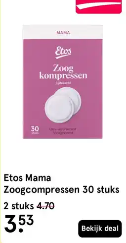 Etos Etos Mama Zoogcompressen aanbieding