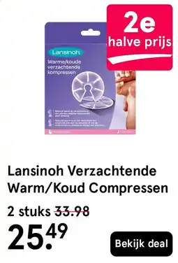 Etos Lansinoh Verzachttende Warm/Koud Compressen aanbieding