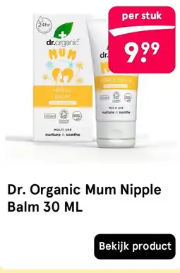 Etos Dr. Organic Mum Nipple Balm aanbieding