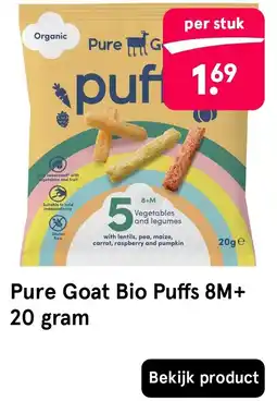 Etos Pure Goat Bio Puffs aanbieding