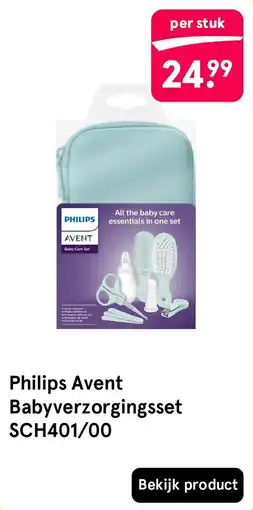 Etos Philips Avent Babyverzorgingsset SCH401/00 aanbieding
