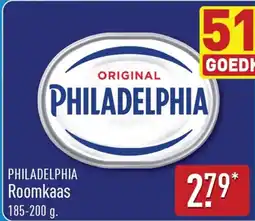 ALDI Philadelphia roomkaas aanbieding