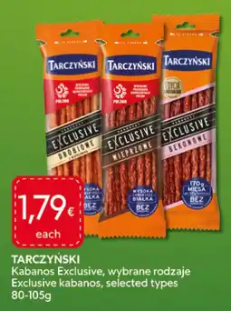 Food Plus Tarczyński Kabanos Exclusive aanbieding