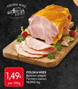Food Plus Polska Wies Farmers bacon aanbieding
