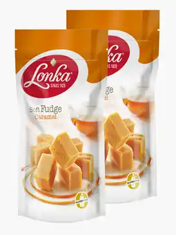 Flink Lonka Fudge Caramel 220g 2x aanbieding
