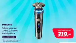 Electroworld Philips Scheerapparaat XP9402/31 19000 Prestige Ultra aanbieding
