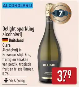 ALDI Delight Sparkling Alcoholvrij aanbieding
