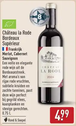 ALDI Château la Rode Bordeaux Supérieur aanbieding