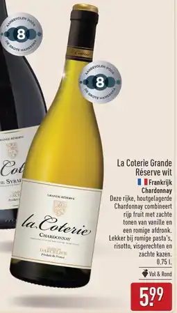 ALDI La Coterie Grande Réserve wit aanbieding