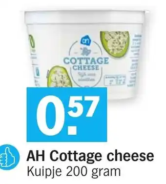 Albert Heijn AH Cottage cheese 200g aanbieding