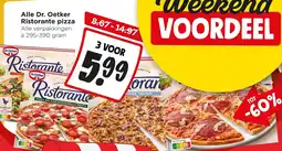 Jumbo Alle Dr. Oetker Ristorante pizza aanbieding