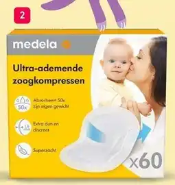 Etos Medela Ultra-ademende zoogkompressen aanbieding