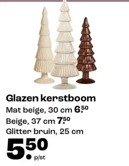 Kwantum Glazen kerstboom aanbieding