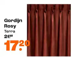 Kwantum Gordijn Rosy Terra aanbieding