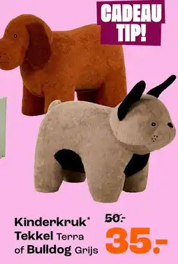 Kwantum Tekkel Terra of Bulldog Grijs aanbieding