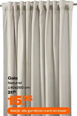 Kwantum Selectie Gordijnen Gaia aanbieding
