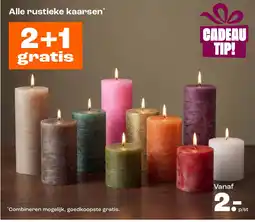 Kwantum Alle Rustieke Kaarsen aanbieding