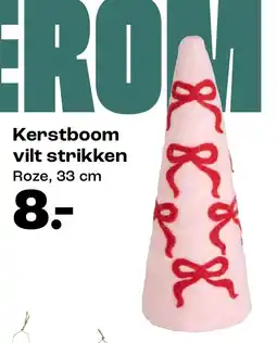 Kwantum Kerstboom vilt strikken aanbieding