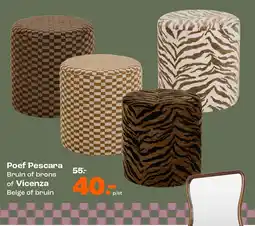 Kwantum Poef Pescara aanbieding