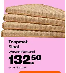 Kwantum Trapmat Sisal Woven Naturel aanbieding