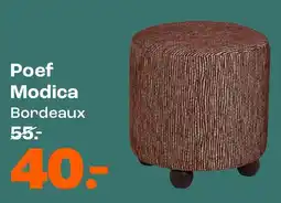Kwantum Poef Modica aanbieding