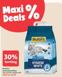 Maxi Zoo MultiFit kattenbakvulling aanbieding